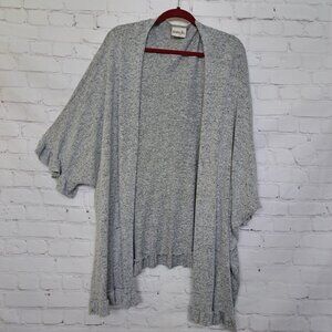 Marisa Jill Ultrasoft Ruffle Hem Open Cardigan Size 2X